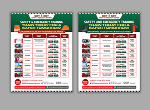 Flyer Design by debdesign for Safety & Emergency Training | Design: #35809900