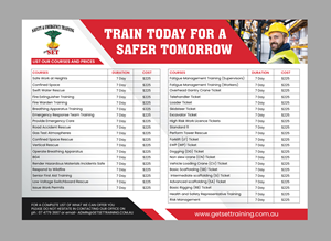 Flyer Design by saurov for Safety & Emergency Training | Design: #35825084
