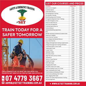Flyer Design by saurov for Safety & Emergency Training | Design: #35825671
