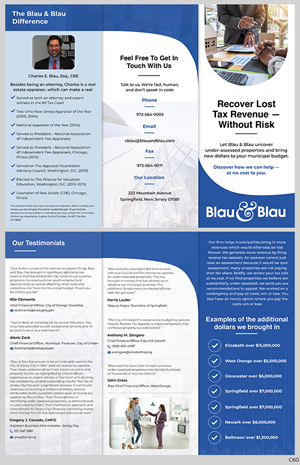 Diseño de Flyer por pb para Blau & Blau | Diseño #35804533