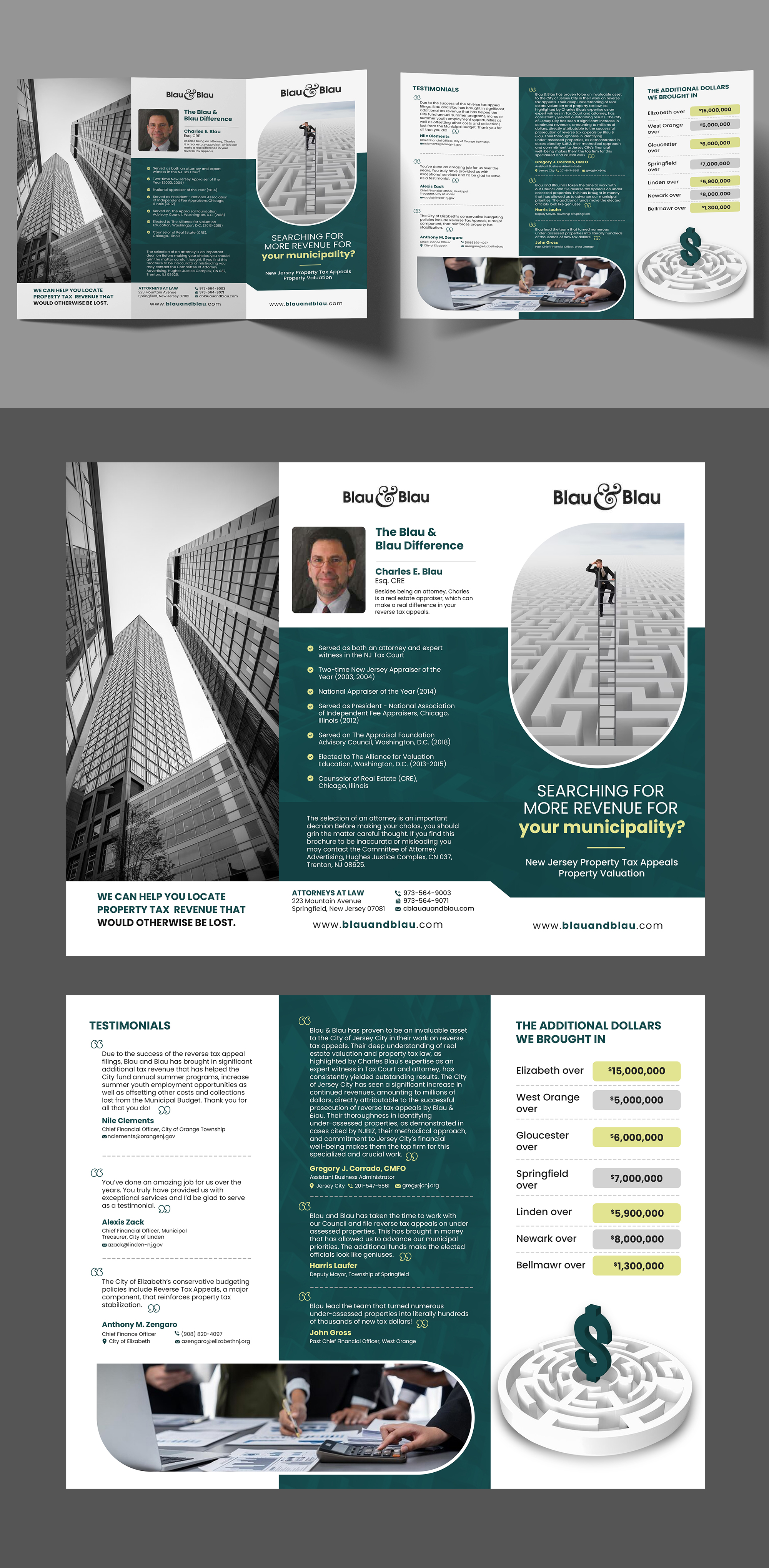 Flyer Design by debdesign for Blau & Blau | Design #35802808
