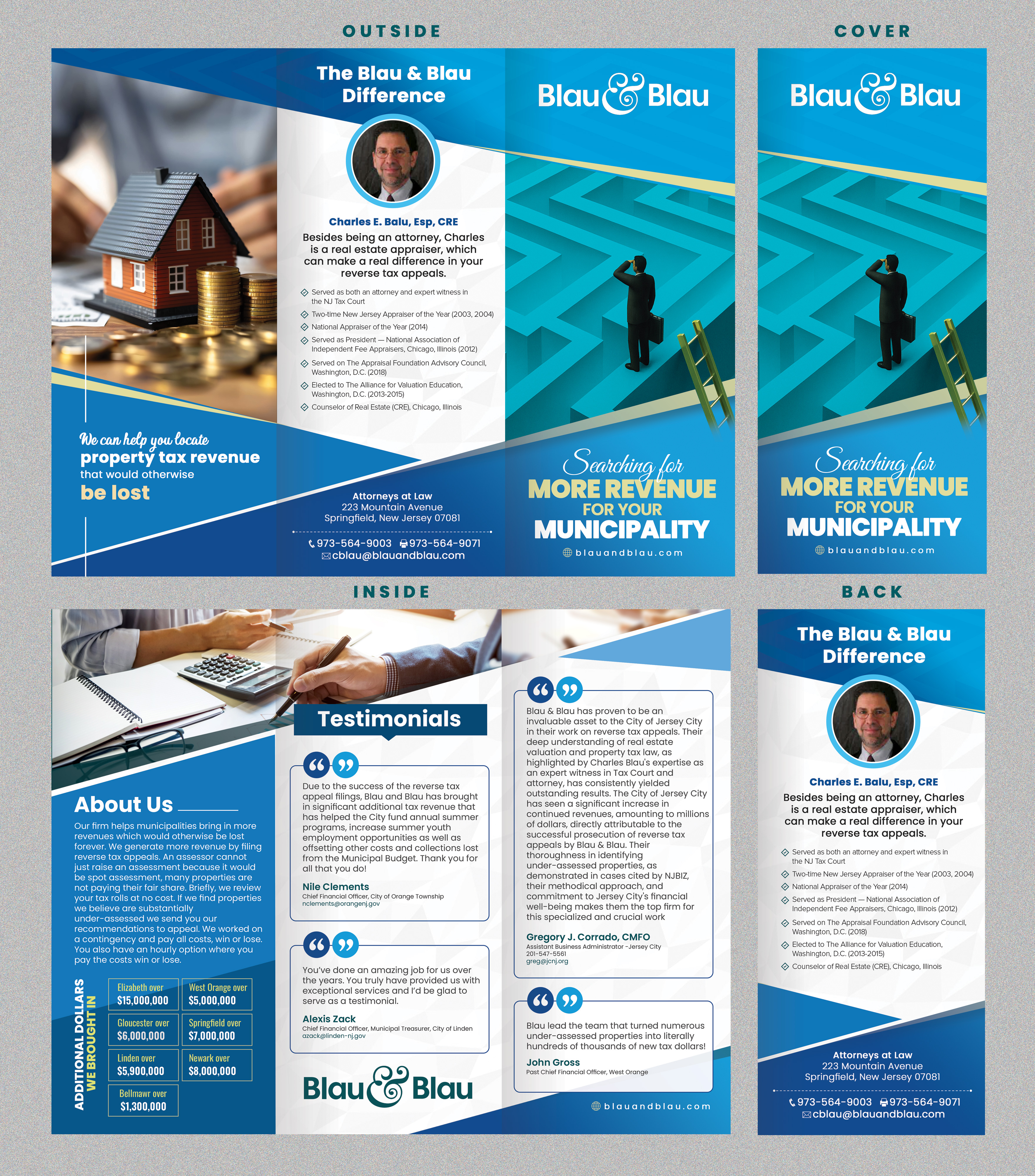 Flyer Design by Stan$oul for Blau & Blau | Design #35802132