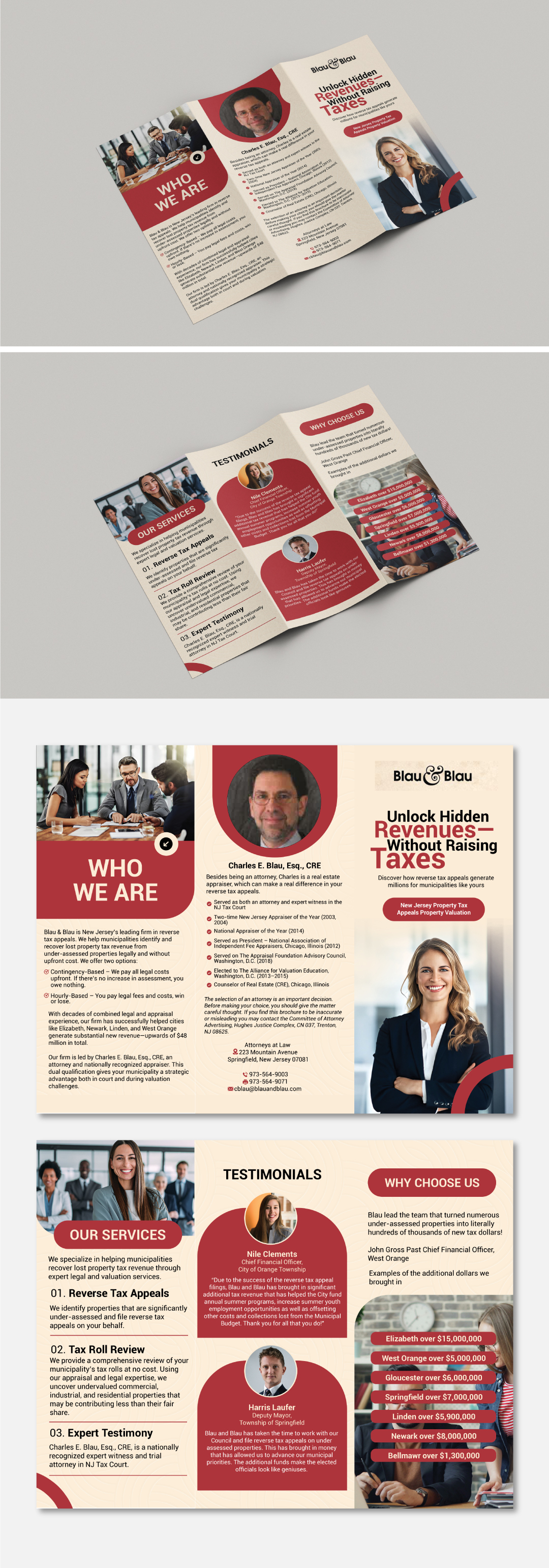 Flyer Design by Tan-D for Blau & Blau | Design #35821554
