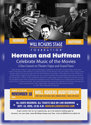 Poster Design by Osama Soliman for Will Rogers Stage Foundation, Inc. | Design: #35830267