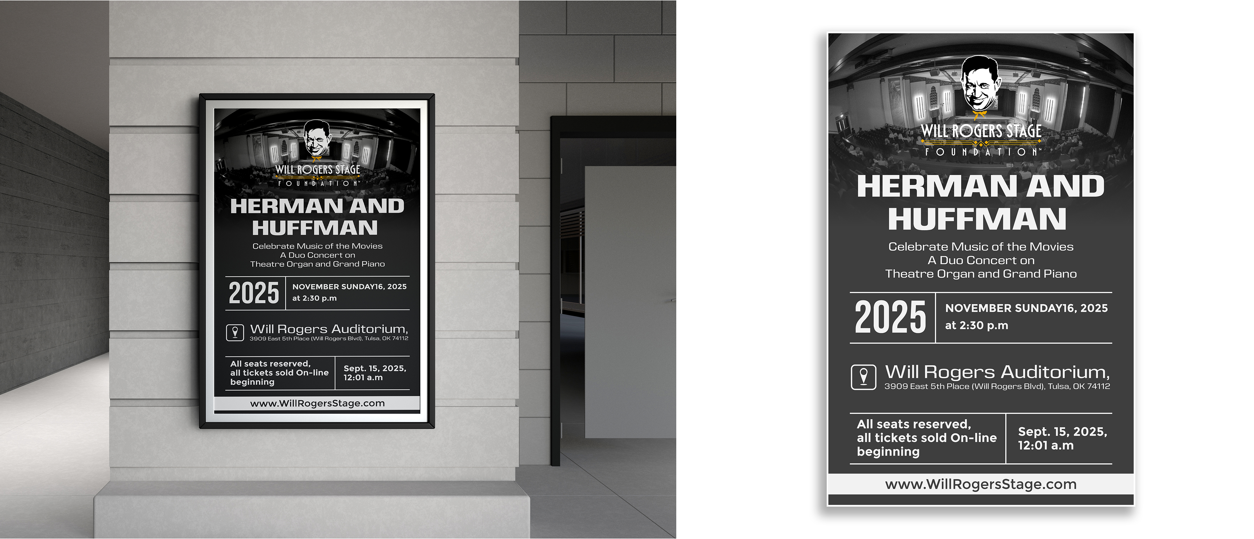 Poster Design by LENTERA DESIGN 2 for Will Rogers Stage Foundation, Inc. | Design #35840866