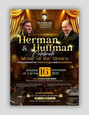 Poster Design by debdesign for Will Rogers Stage Foundation, Inc. | Design: #35814777