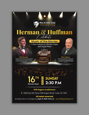 Poster Design by debdesign for Will Rogers Stage Foundation, Inc. | Design: #35819554