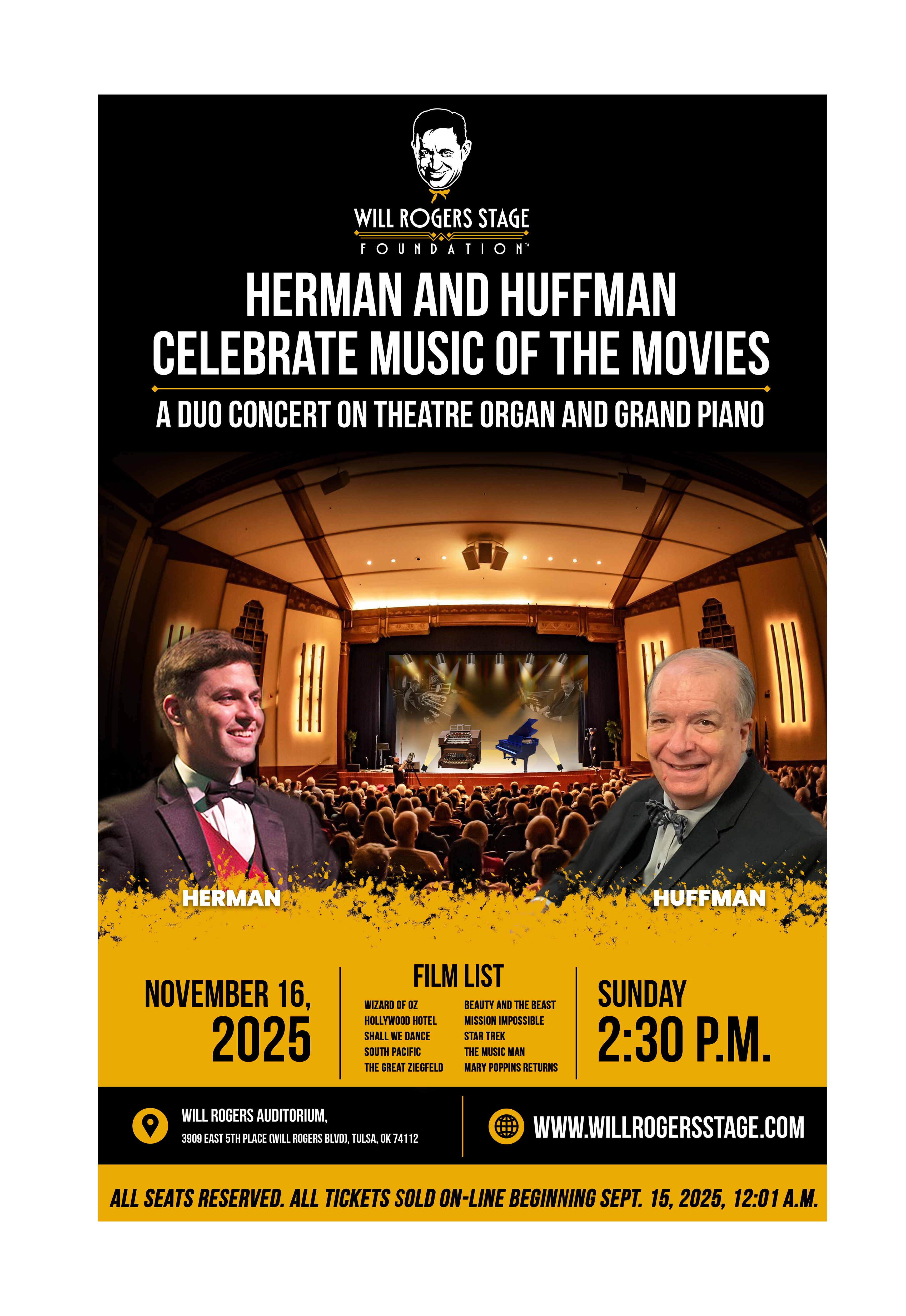 Poster-Design von Creations Box 2015 für Will Rogers Stage Foundation, Inc. | Design #35814929