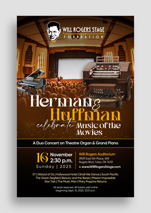 Poster Design by Graphic Guy for Will Rogers Stage Foundation, Inc. | Design: #35810550