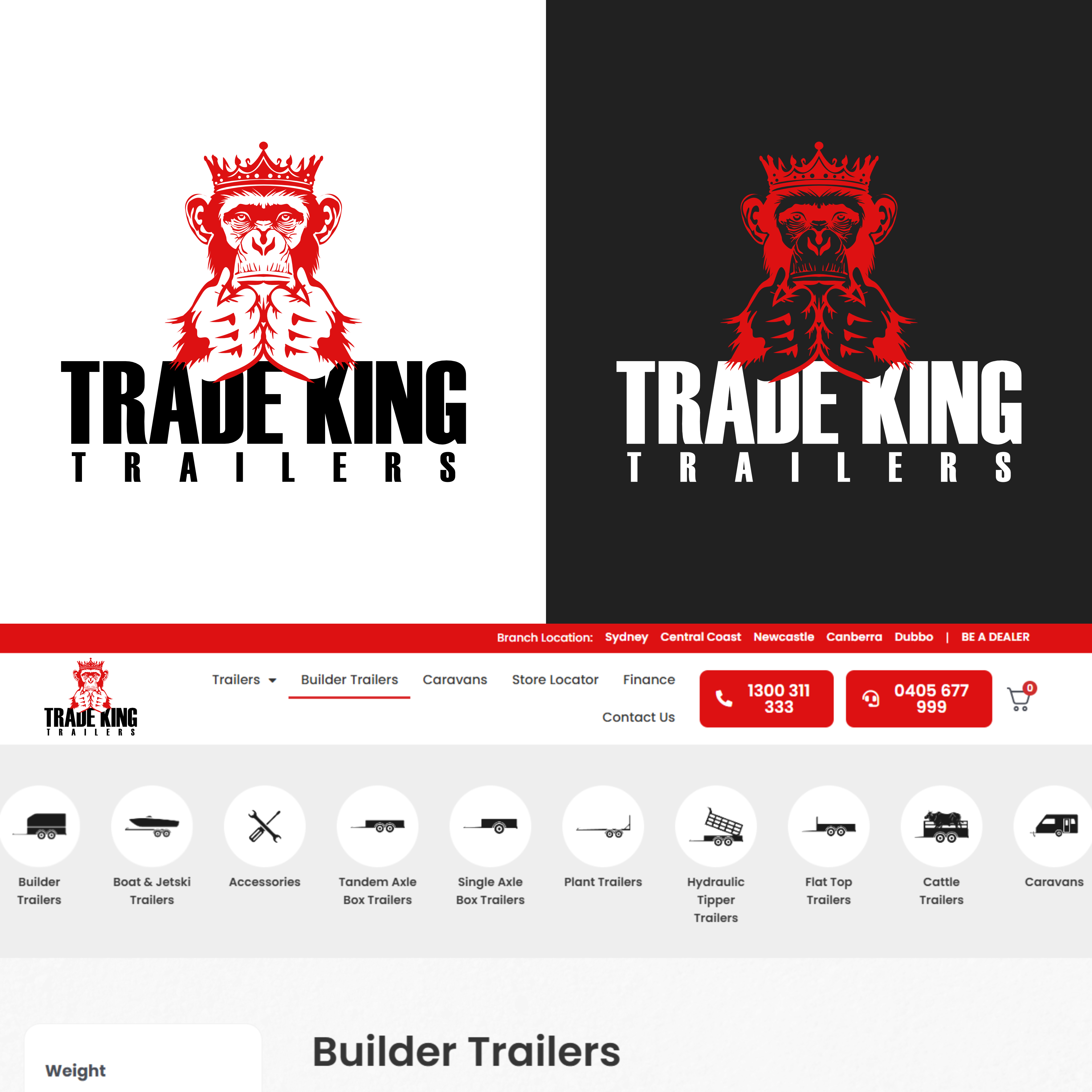 Diseño de Logo por MasMasDesign para King KongTrailers | Diseño #35836891
