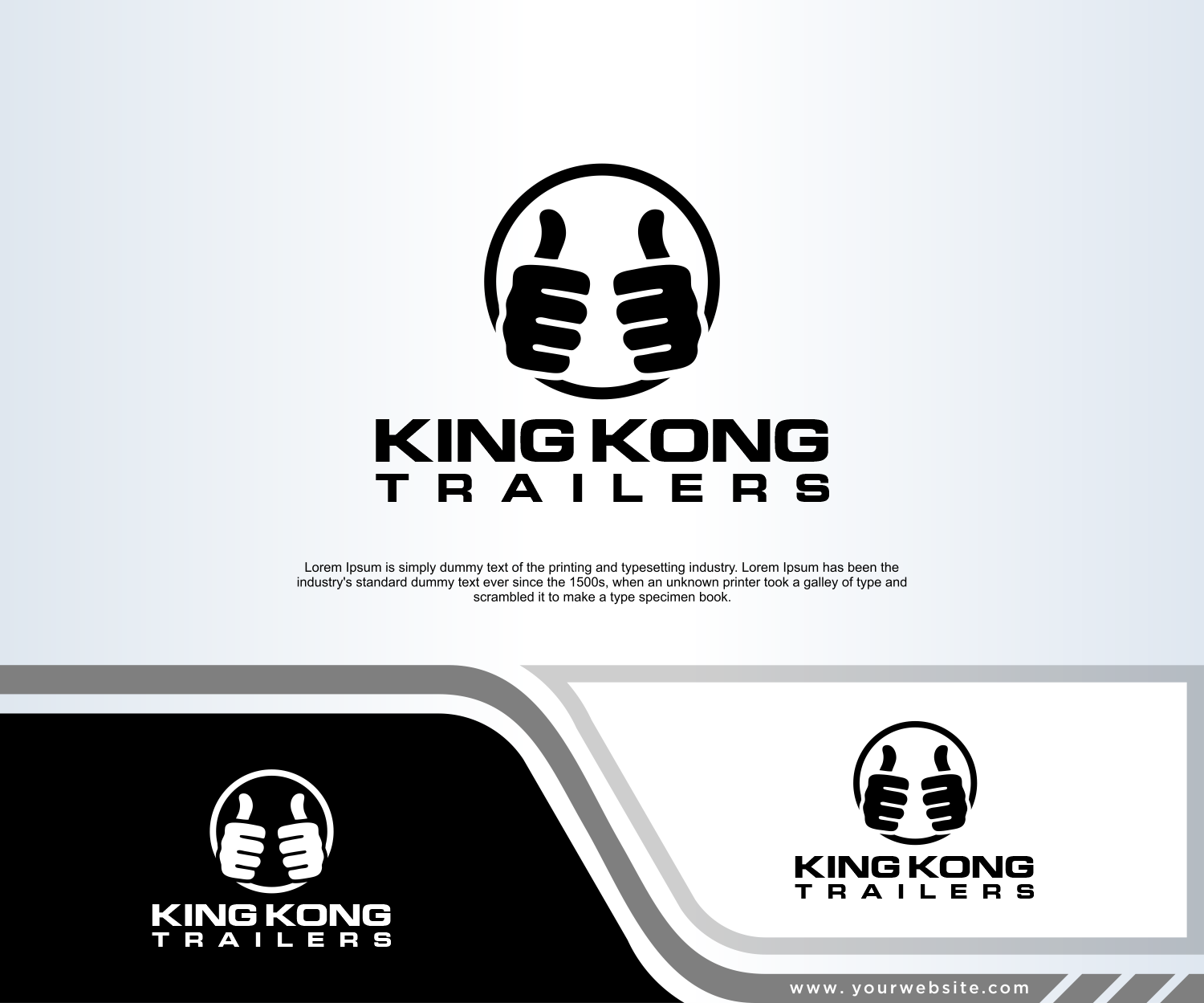 Logo-Design von in creative für King KongTrailers | Design #35813107