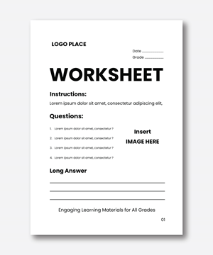 Word Template Design by grappikstar for Teachertainment | Design: #35803966