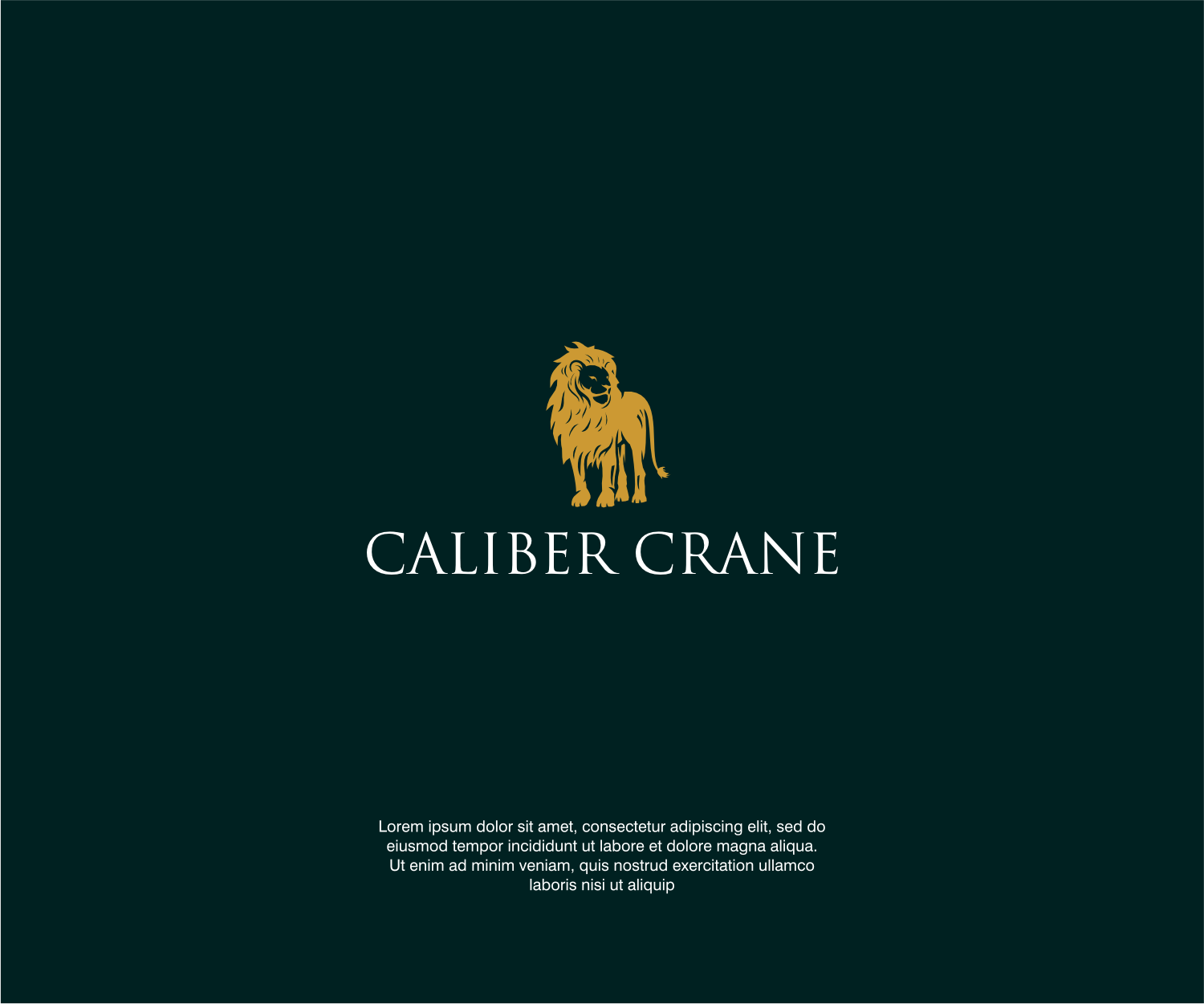 Diseño Gráfico por ThiagoB para Caliber Crane Ltd  | Diseño #35806086