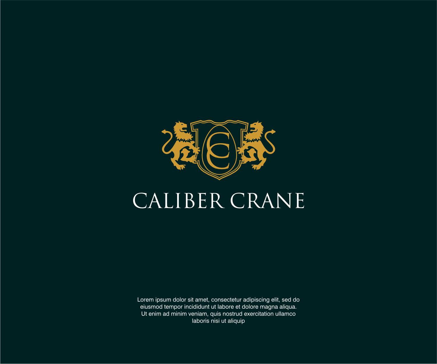 Graphic Design by ThiagoB for Caliber Crane Ltd  | Design #35806087