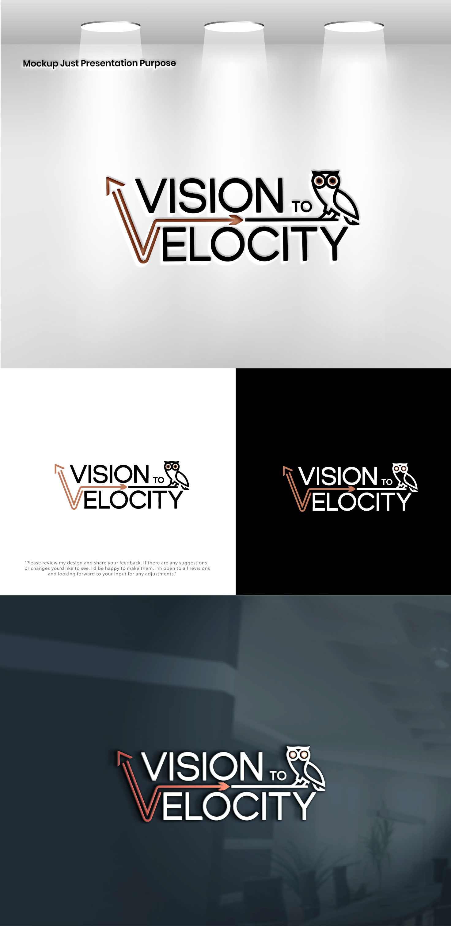 Logo Design by StudioDesigner for Vision to Velocity | Design #35812227