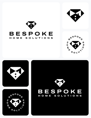 Logo for a construction, roofing, home renovations company