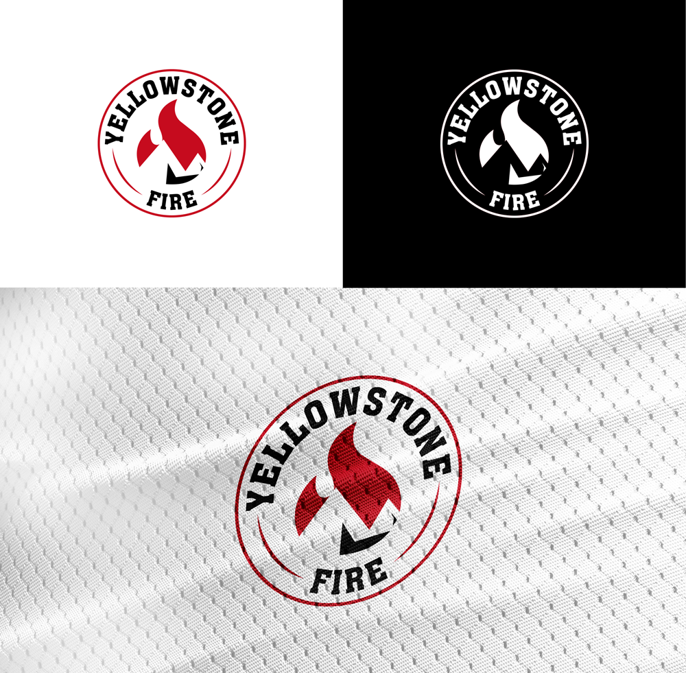 Logo Design by RA-bica for Yellowstone Fire Soccer Association | Design #35809521