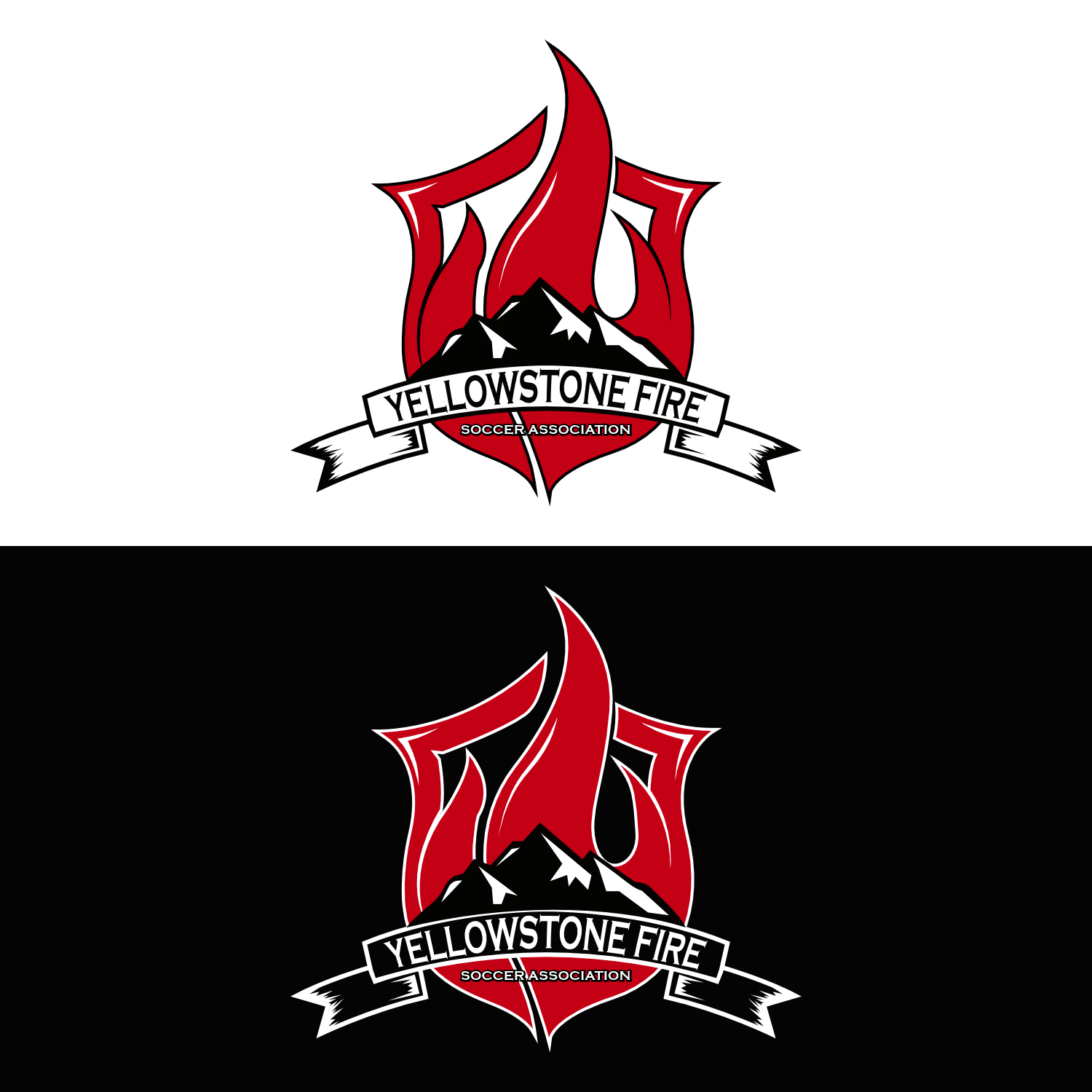 Logo Design by cah awu for Yellowstone Fire Soccer Association | Design #35824894