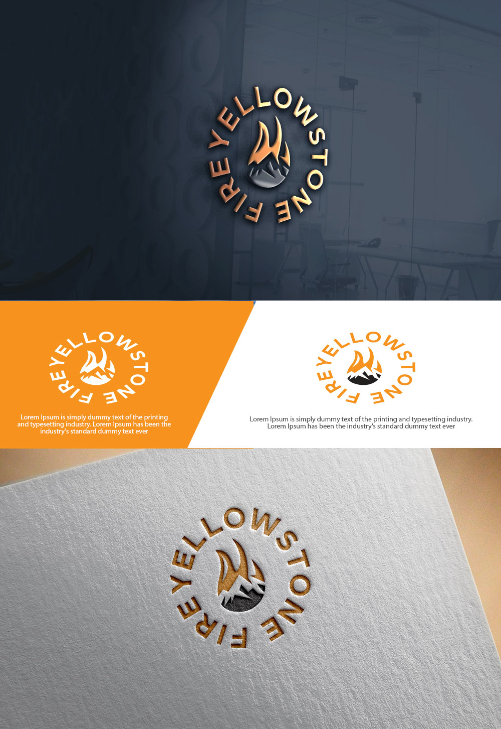 Logo Design by sulemani  creation for Yellowstone Fire Soccer Association | Design #35813556