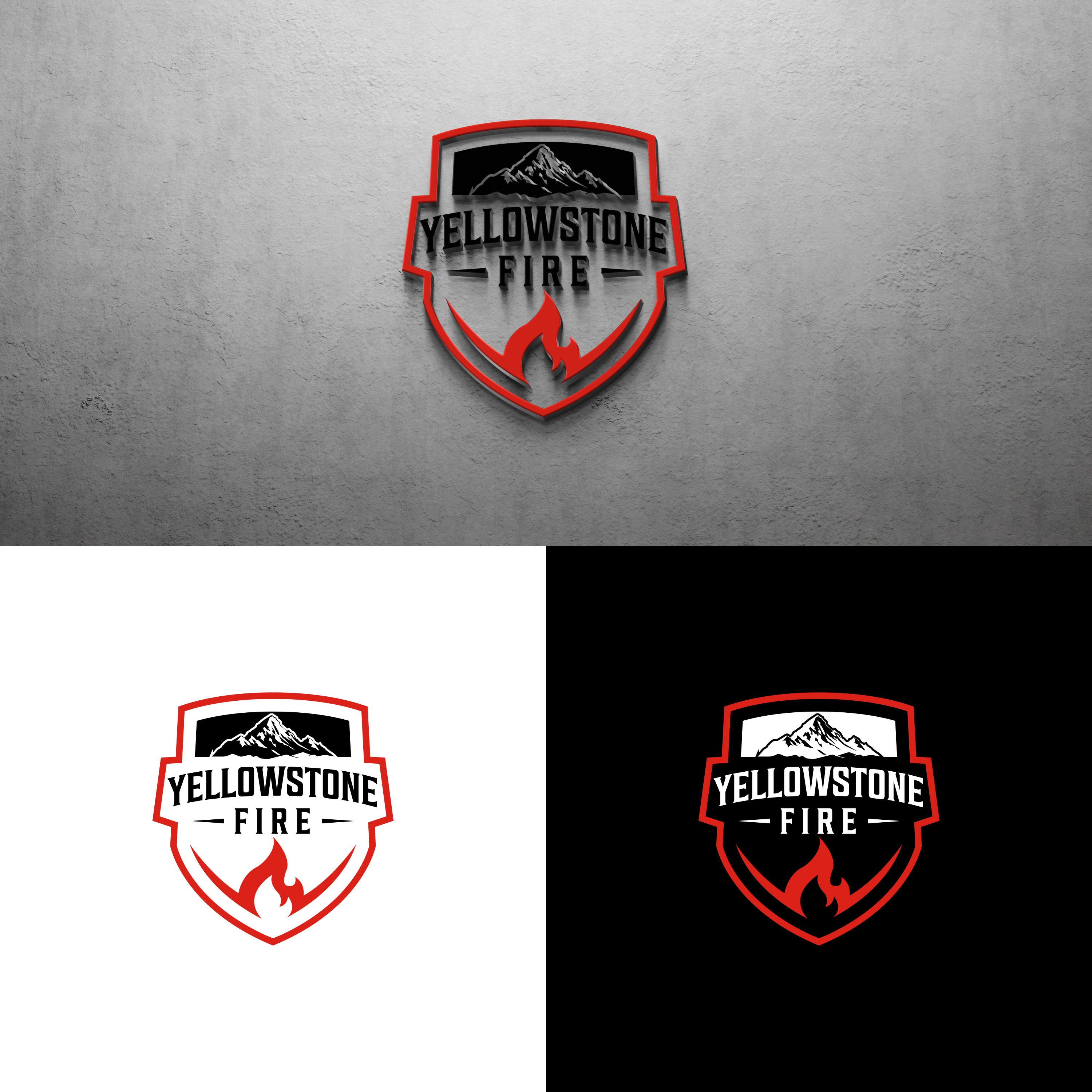 Logo Design by syad666 for Yellowstone Fire Soccer Association | Design #35807104