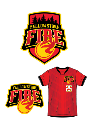 Logo Design by Mike Carroll for Yellowstone Fire Soccer Association | Design: #35810441