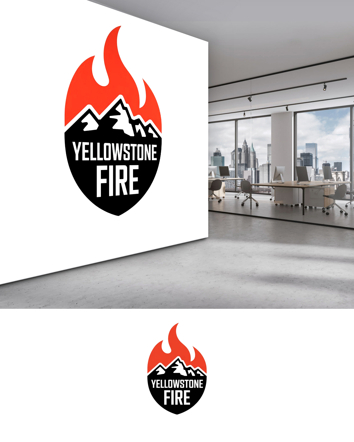 Logo Design by Riyaa.001 for Yellowstone Fire Soccer Association | Design #35809706