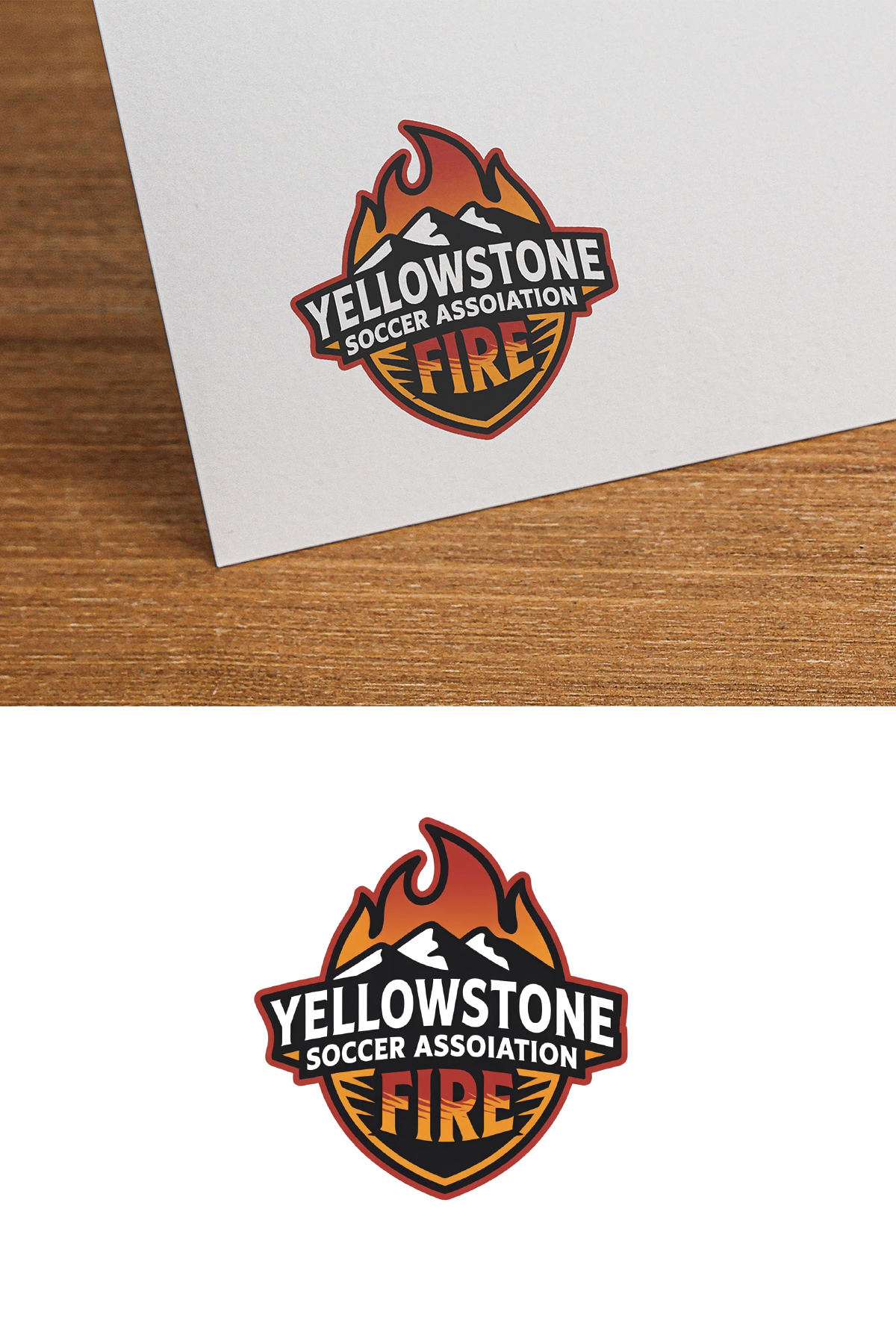 Logo Design by GraphiqueLab for Yellowstone Fire Soccer Association | Design #35823084
