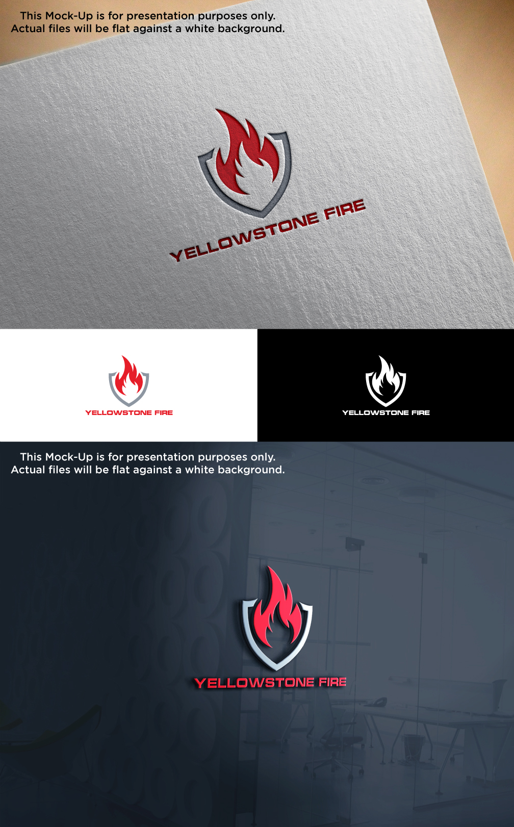 Diseño de Logo por RafiqulStudio para Yellowstone Fire Soccer Association | Diseño #35817958