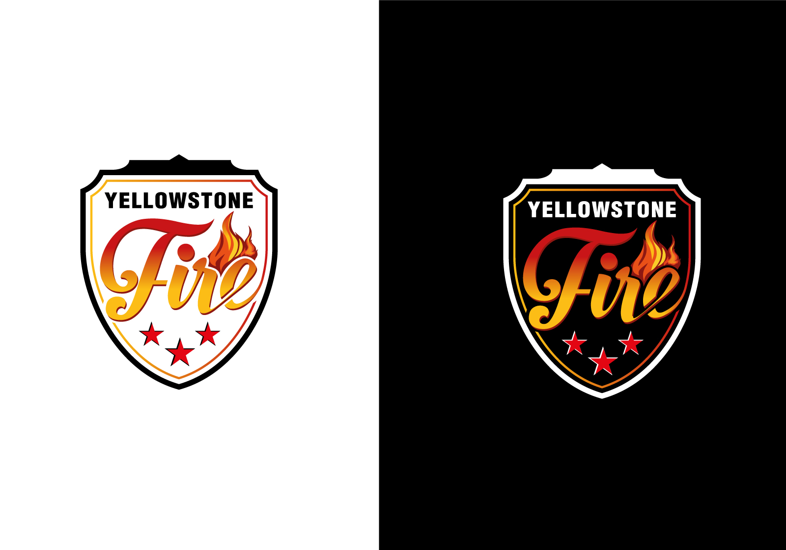 Logo Design by Rubia@ for Yellowstone Fire Soccer Association | Design #35806634