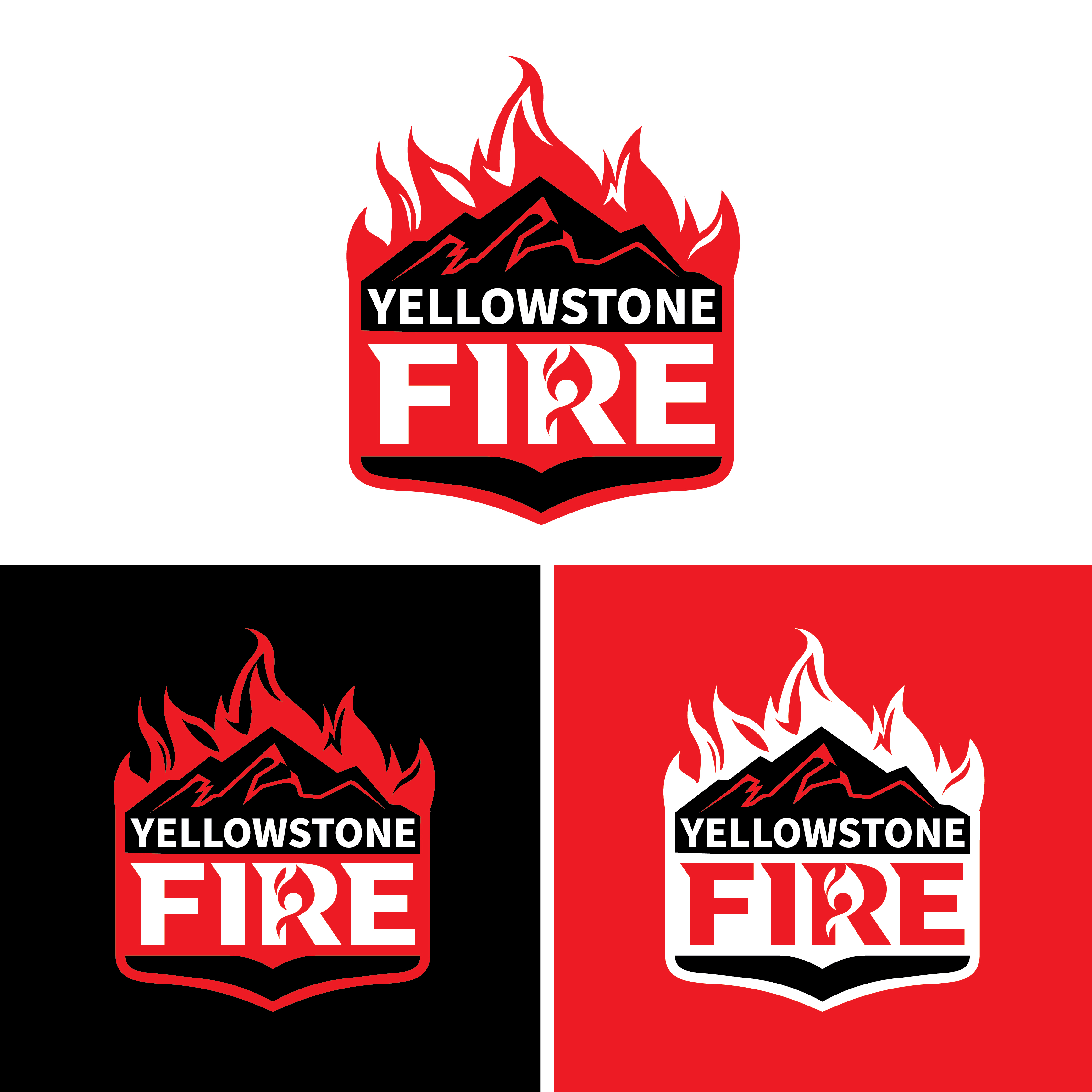 Logo Design by Jerome Gun for Yellowstone Fire Soccer Association | Design #35830316