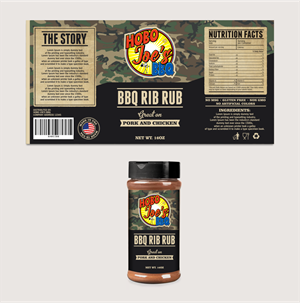 Label Design by design.picnic for Hobo Joes BBQ | Design: #35813745