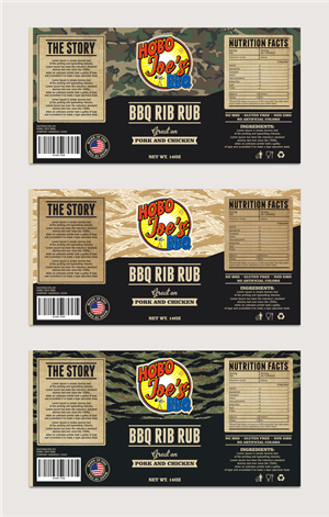 Label Design by design.picnic for Hobo Joes BBQ | Design: #35825687