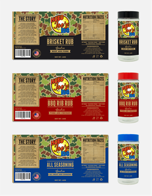 Label Design by design.picnic for Hobo Joes BBQ | Design: #35840665