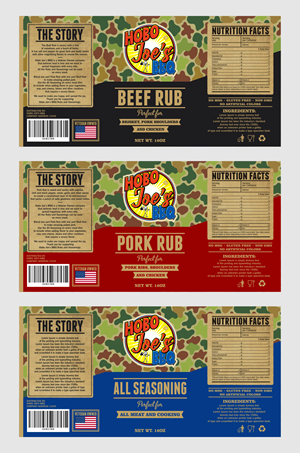 Label Design by design.picnic for Hobo Joes BBQ | Design: #35989994