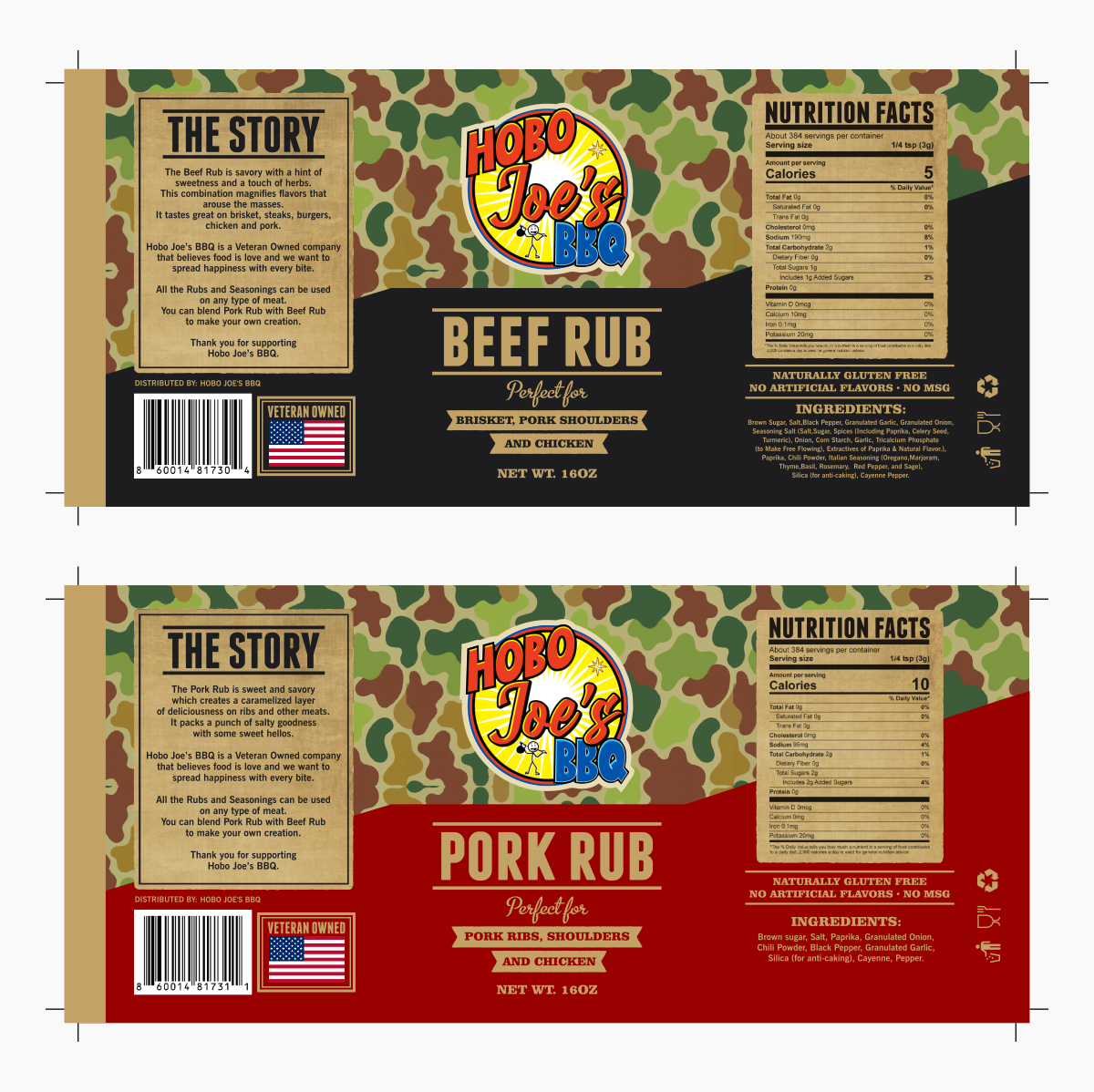 Label Design by design.picnic for Hobo Joes BBQ | Design #36405636