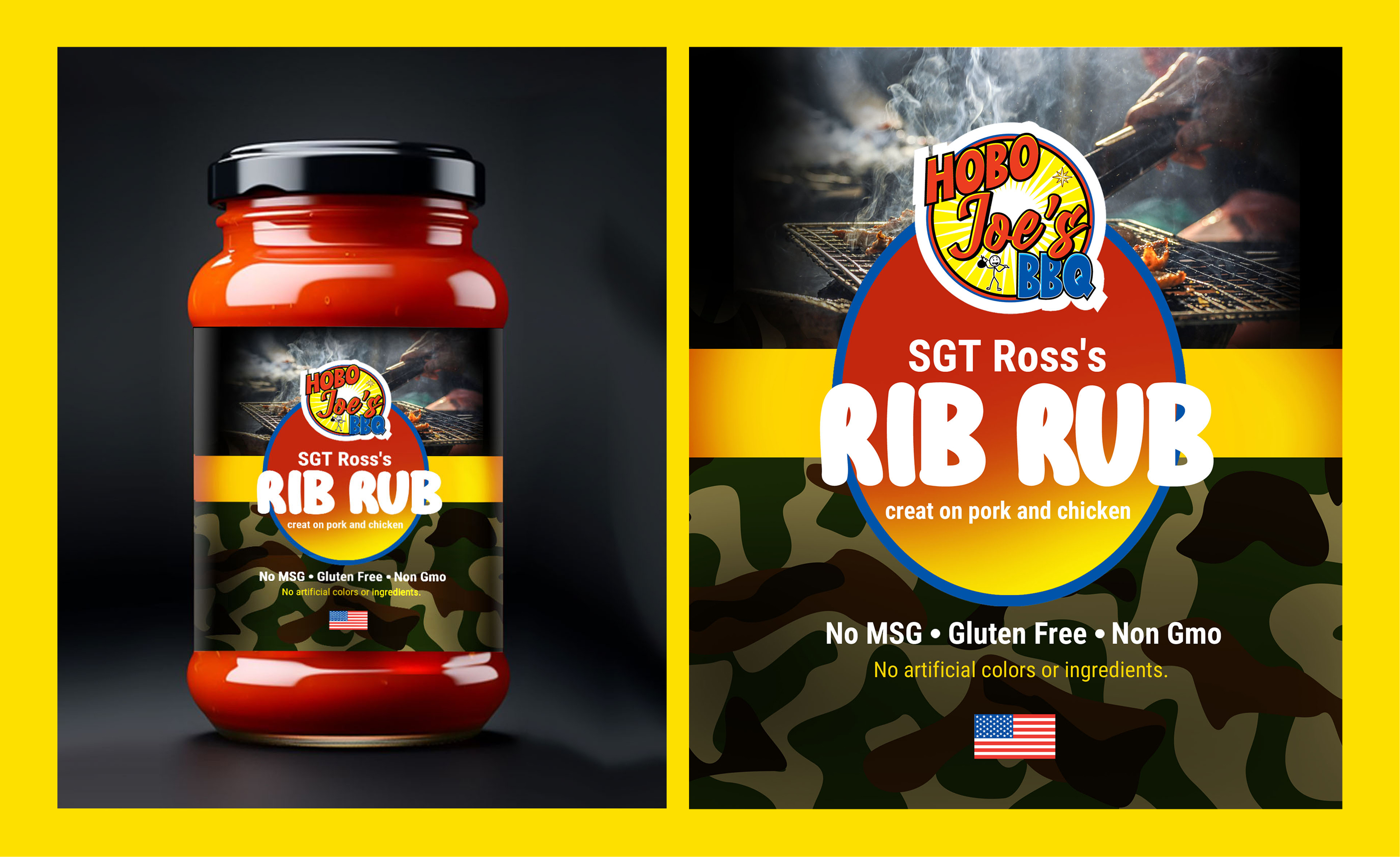 Label Design by Ascinate for Hobo Joes BBQ | Design #35845756