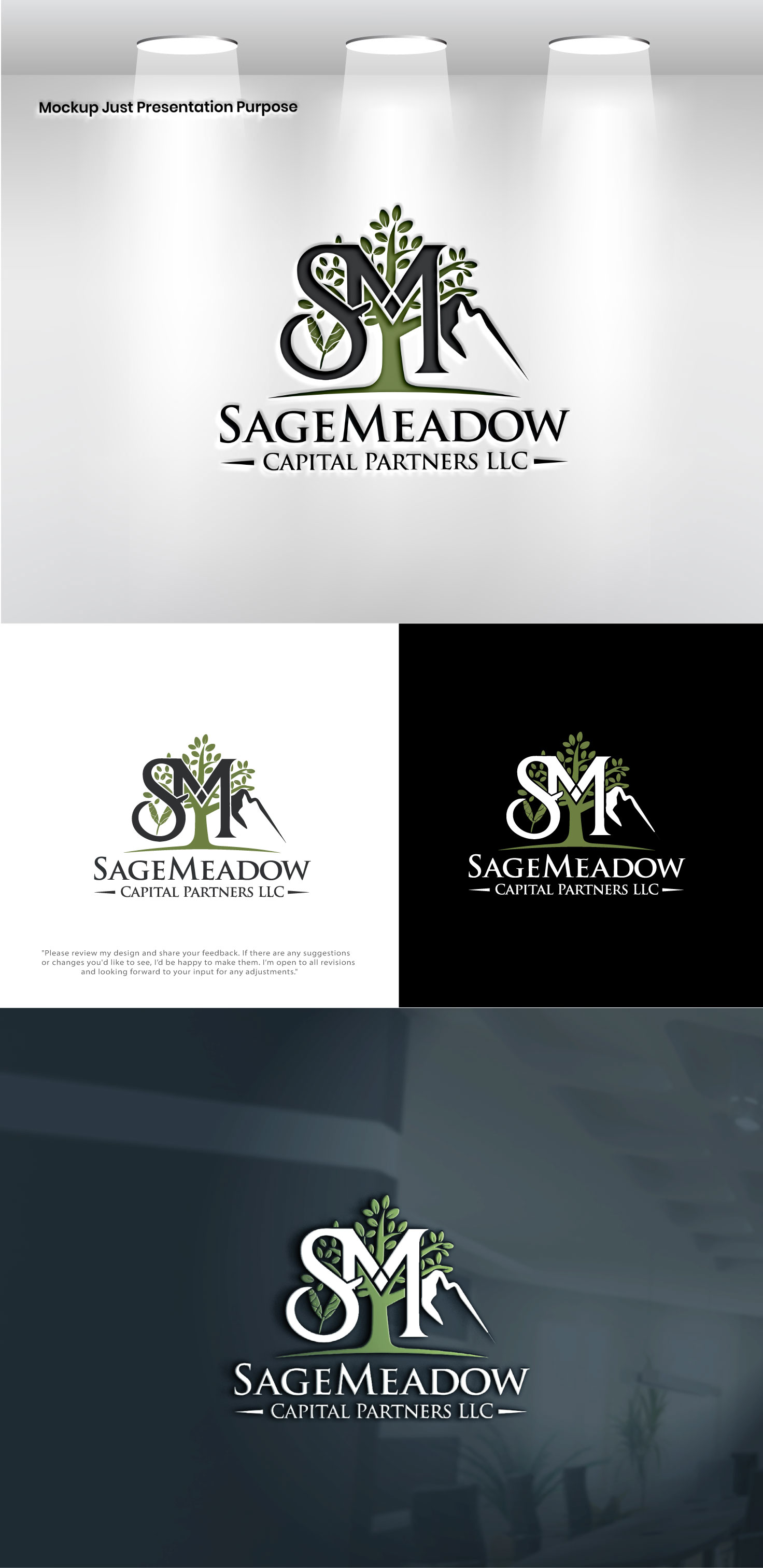 Logo Design by VectorForge for Sagemeadow Capital Partners LLC | Design #35818021