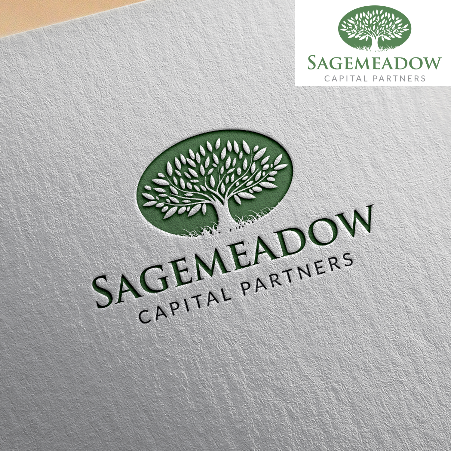 Logo Design by TARGET logo for Sagemeadow Capital Partners LLC | Design #35825780
