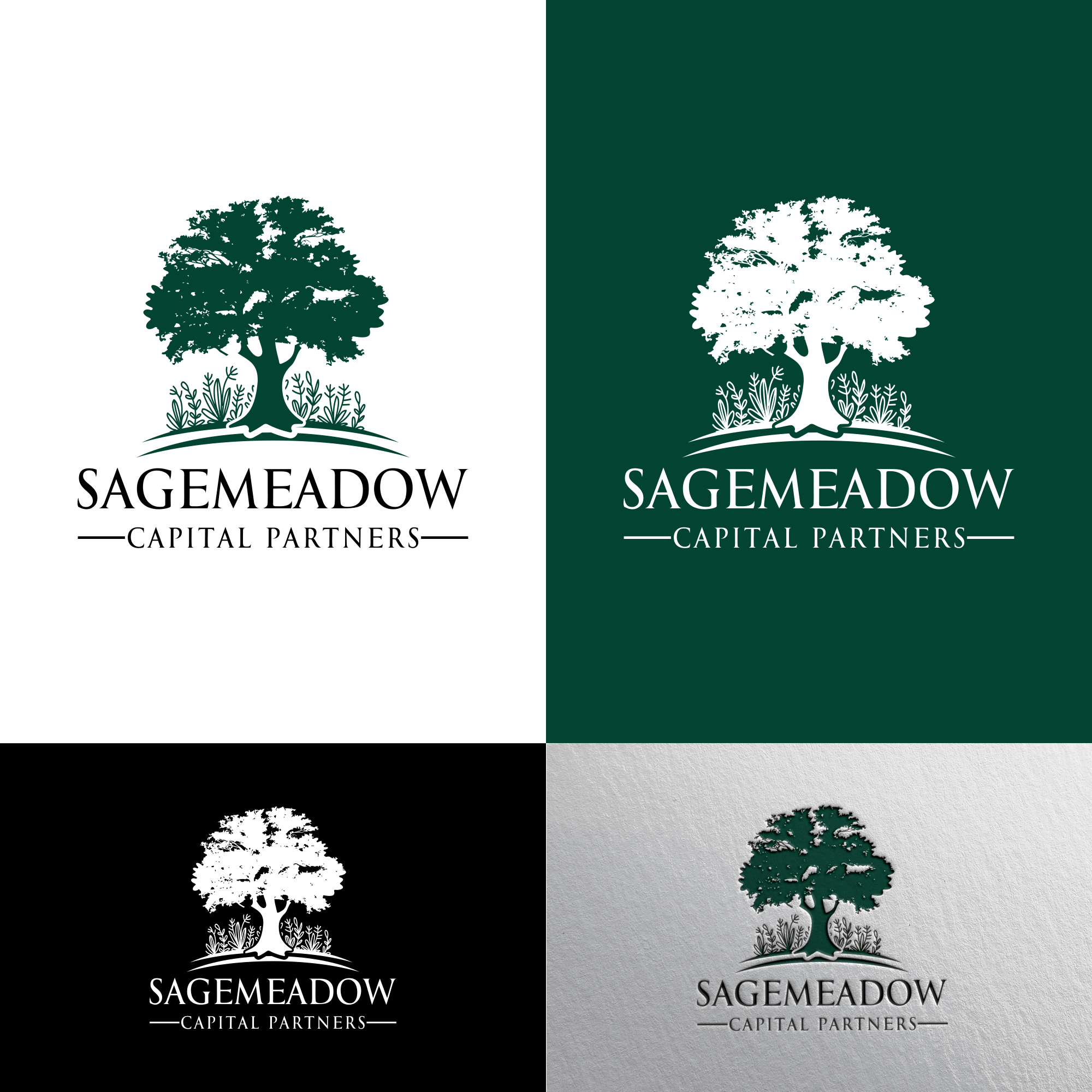 Logo Design by initials_MAN for Sagemeadow Capital Partners LLC | Design #35813470