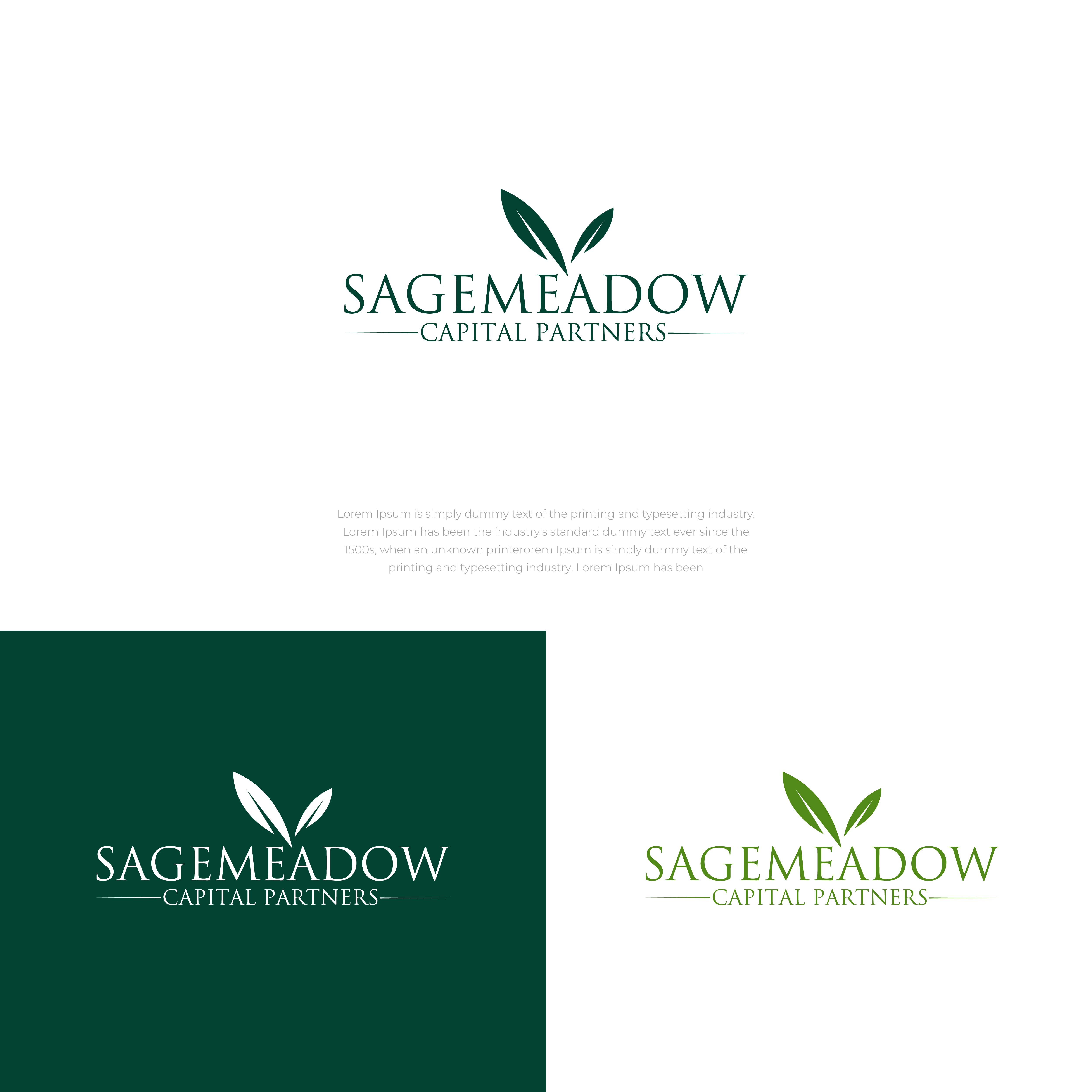 Logo Design by Logo Maker Zone for Sagemeadow Capital Partners LLC | Design #35828484