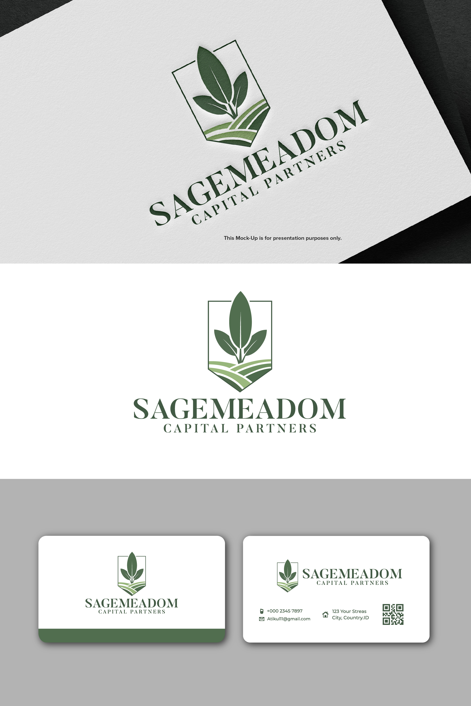 Logo Design by MST PINKY KHATUN for Sagemeadow Capital Partners LLC | Design #35820837