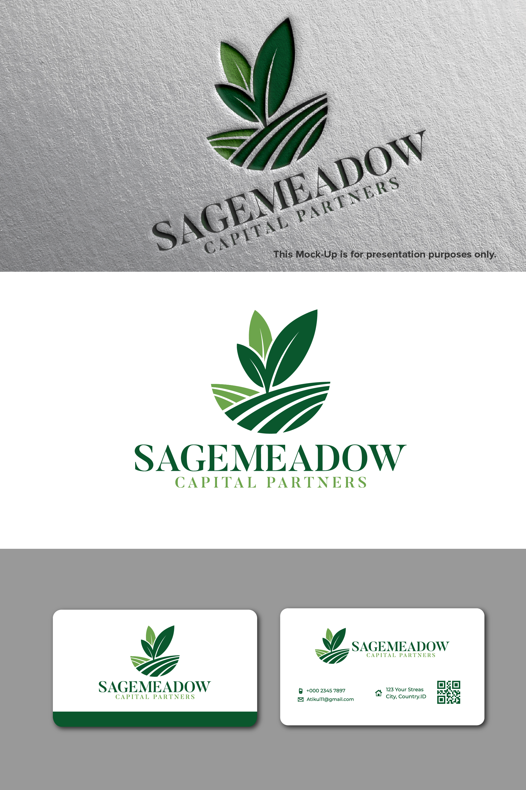 Logo Design by MST PINKY KHATUN for Sagemeadow Capital Partners LLC | Design #35822197