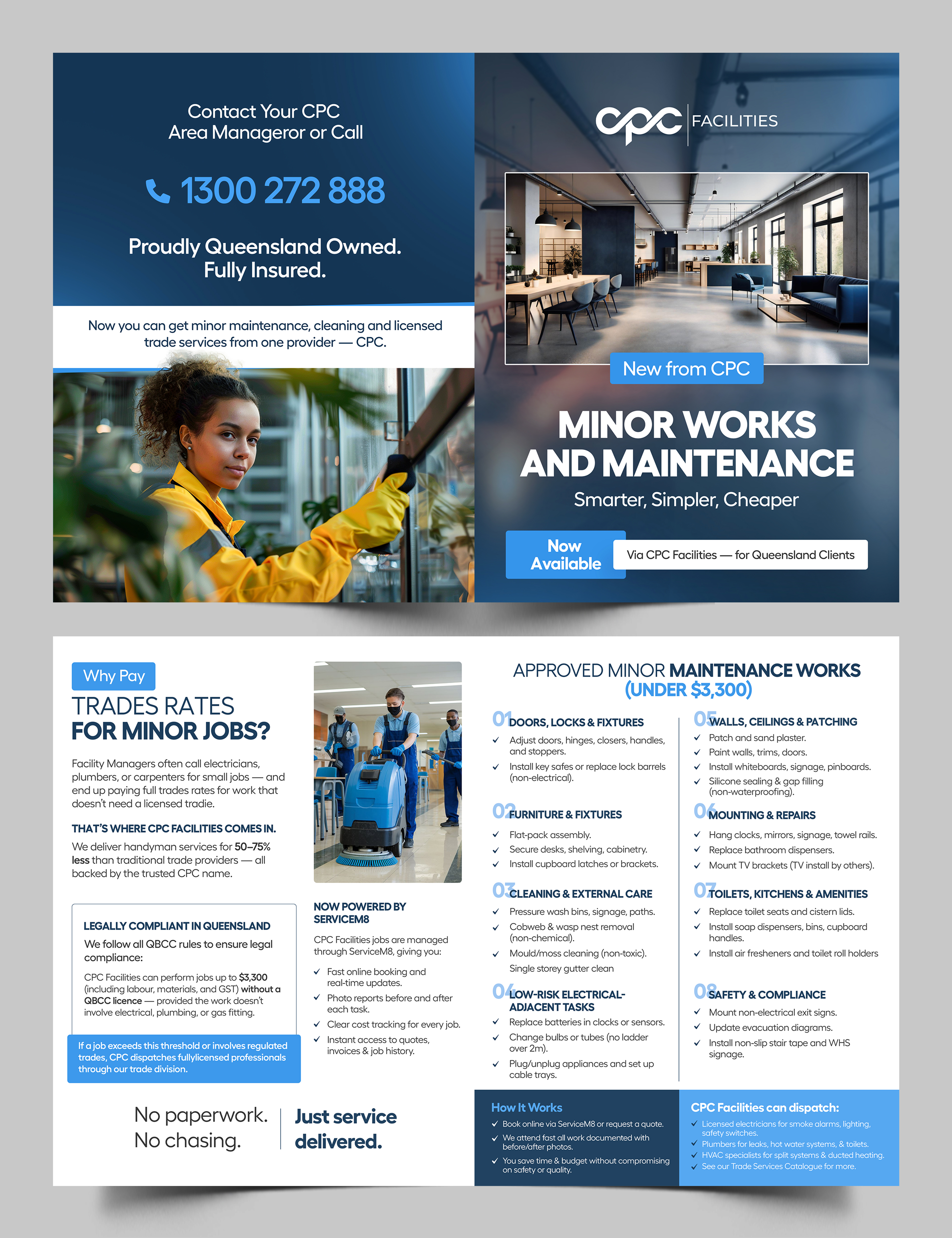 Flyer Design by Graphic Guy for Commercial Property Cleaning | Design #35837770