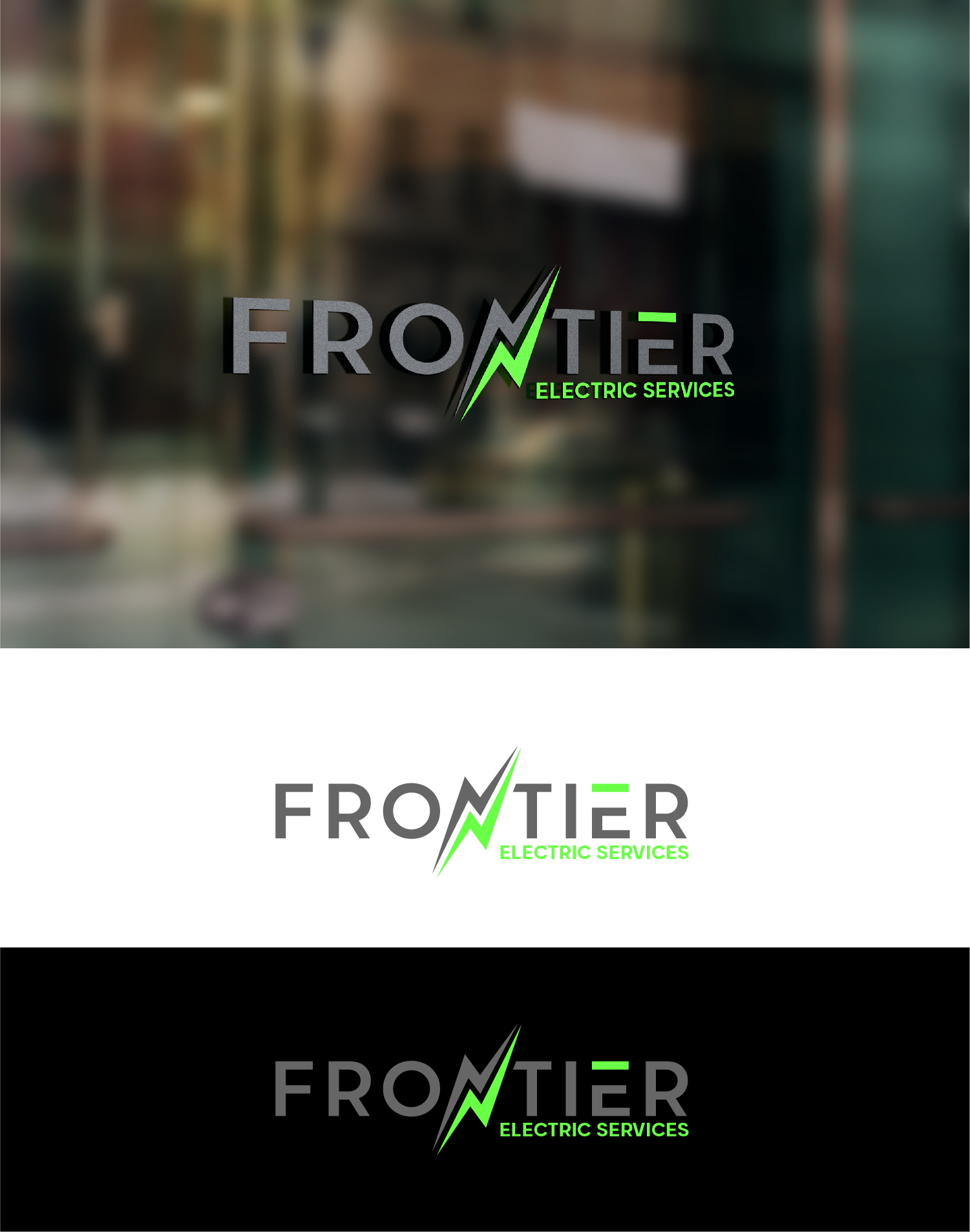 Logo Design by S.H Designs for Frontier Electric Services | Design #35829696