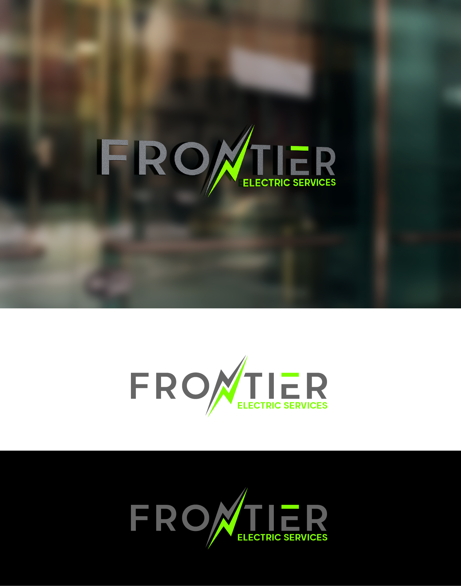 Diseño de Logo por S.H Designs para Frontier Electric Services | Diseño #35829698