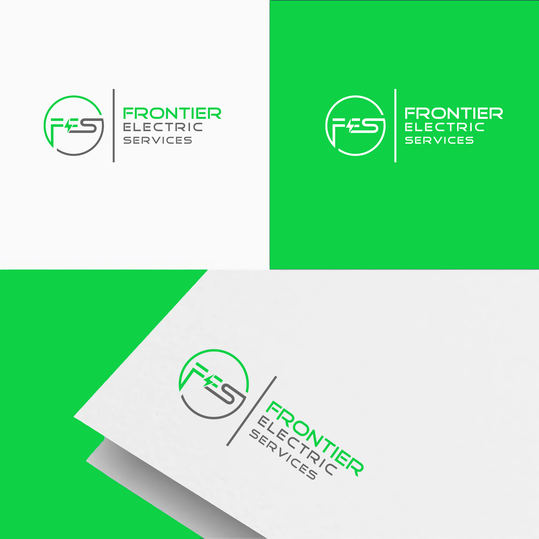 Logo Design by Ahmed Sami 1 for Frontier Electric Services | Design #35818302