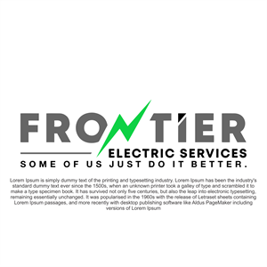 Logo-Design von diego costa für Frontier Electric Services | Design: #35819818