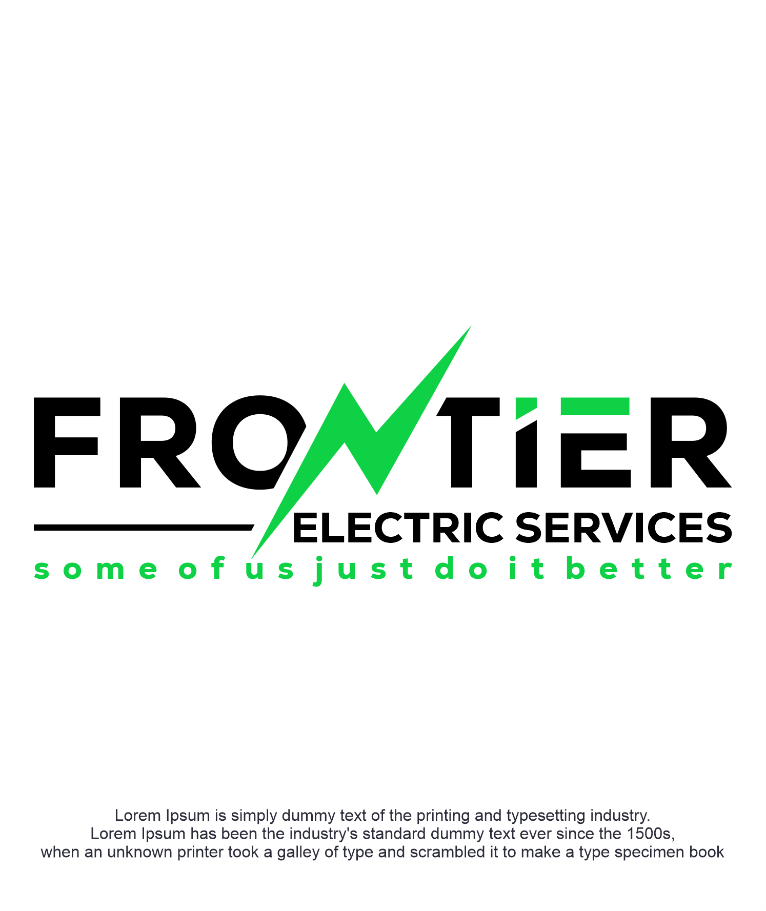 Logo Design by Abigaill_design for Frontier Electric Services | Design #35819271