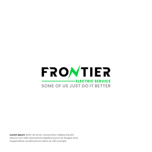 Logo Design by Mantra™ for Frontier Electric Services | Design: #35823102