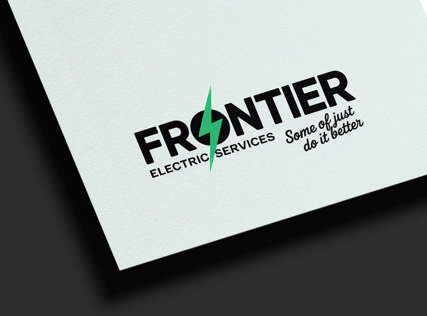 Logo-Design von evoke studio für Frontier Electric Services | Design #35825179